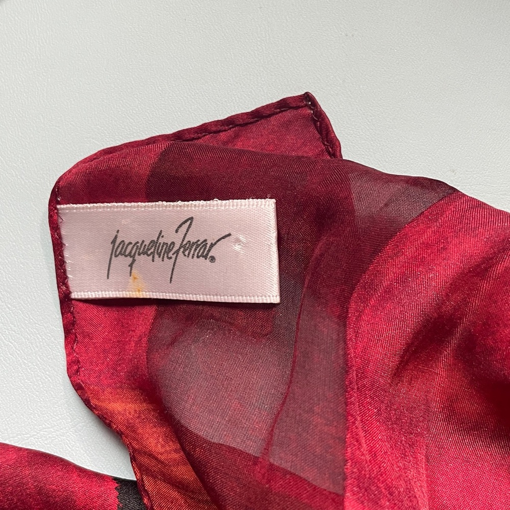 VTG J. FERRAR SILK SCARF - Picture 4 of 10